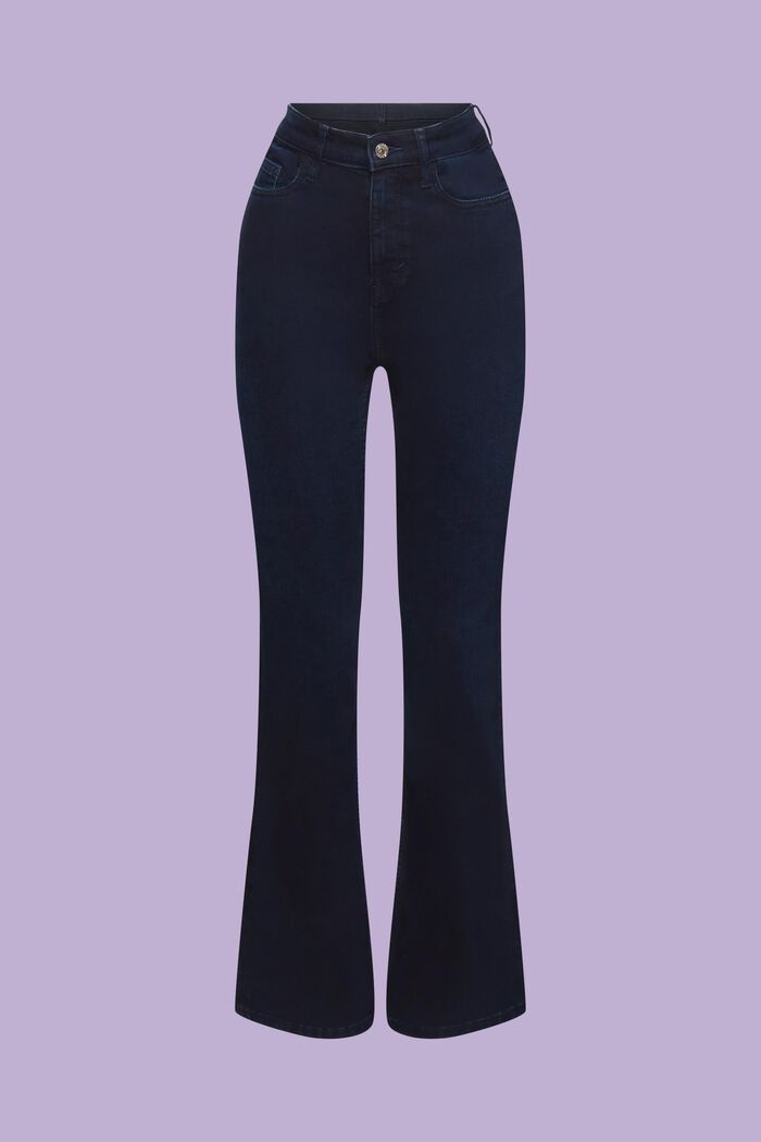 Racer-Bootcut-Jeans mit besonders hohem Bund