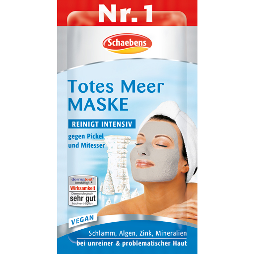 SCHAEBENS Totes Meer Maske  1 St  Gesichtsmaske