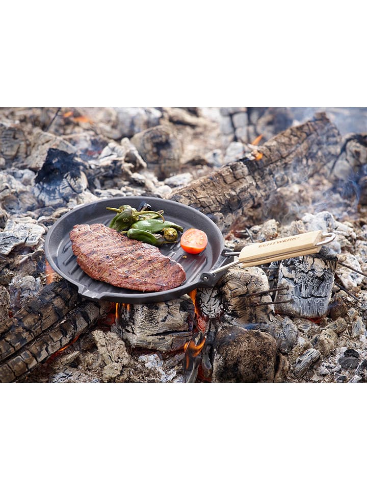Echtwerk Grillpfanne in Schwarz - Ø 23 cm günstig kaufen onesize