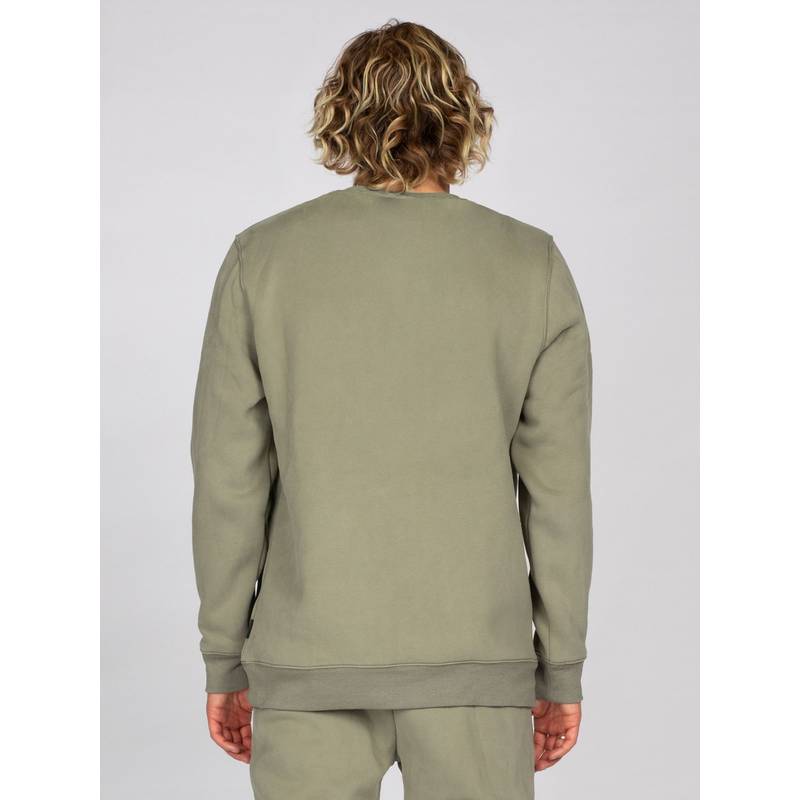 RUSTY ONE HIT WONDER CREW FLEECE Rundhalspullover Herren