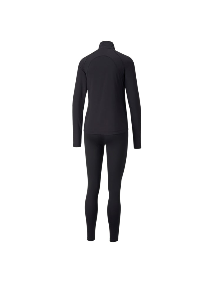 Puma Trainingsanzug ACTIVE Yogini Woven Suit  in schwarz günstig kaufen
