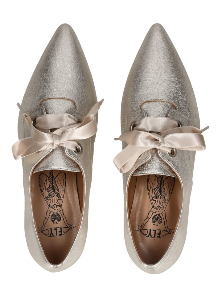 Fly London Halbschuhe in Silber günstig kaufen