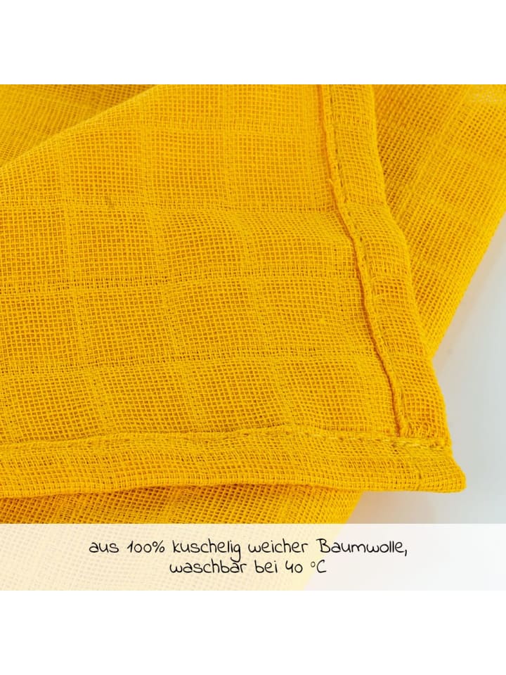 LaLoona Mullwindeln / Mulltücher / Spucktücher OEKO-TEX® 5er in gruen,gelb günstig kaufen onesize