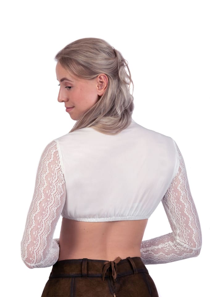 Edelnice Dirndlbluse Amelie in weiß günstig kaufen