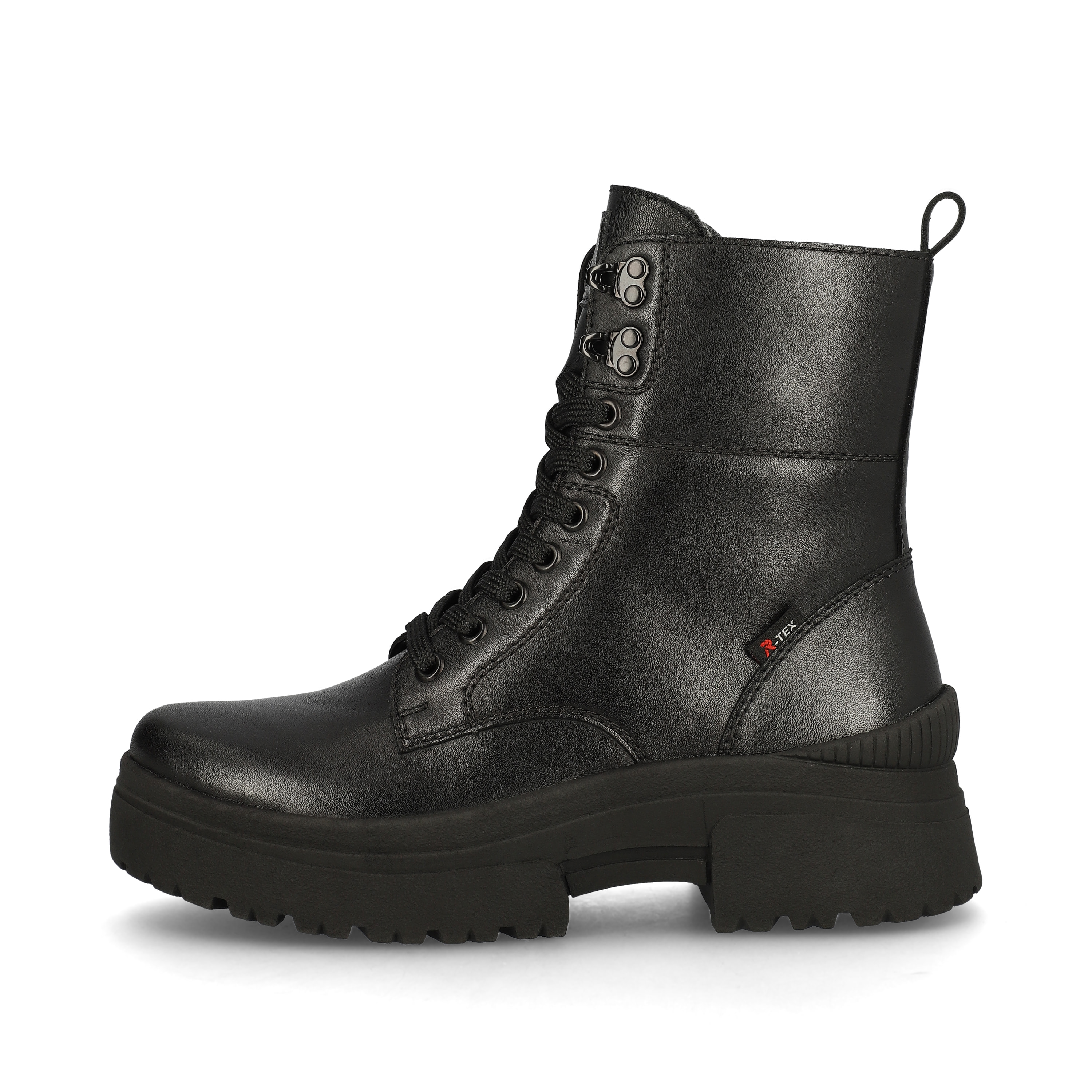 Rieker Damen Schnürstiefel deep black