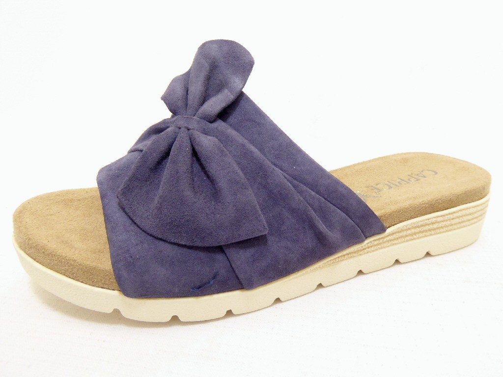 CAPRICE Pantoletten blau