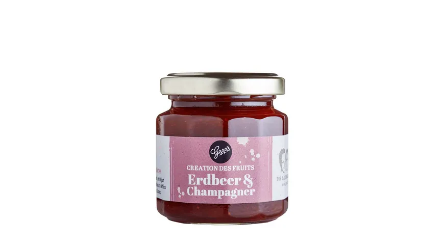 Gepp's Fruchtaufstrich Erdbeere & Champagner 125 g