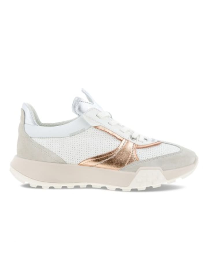 Ecco Trainer Retro in Weiß günstig kaufen