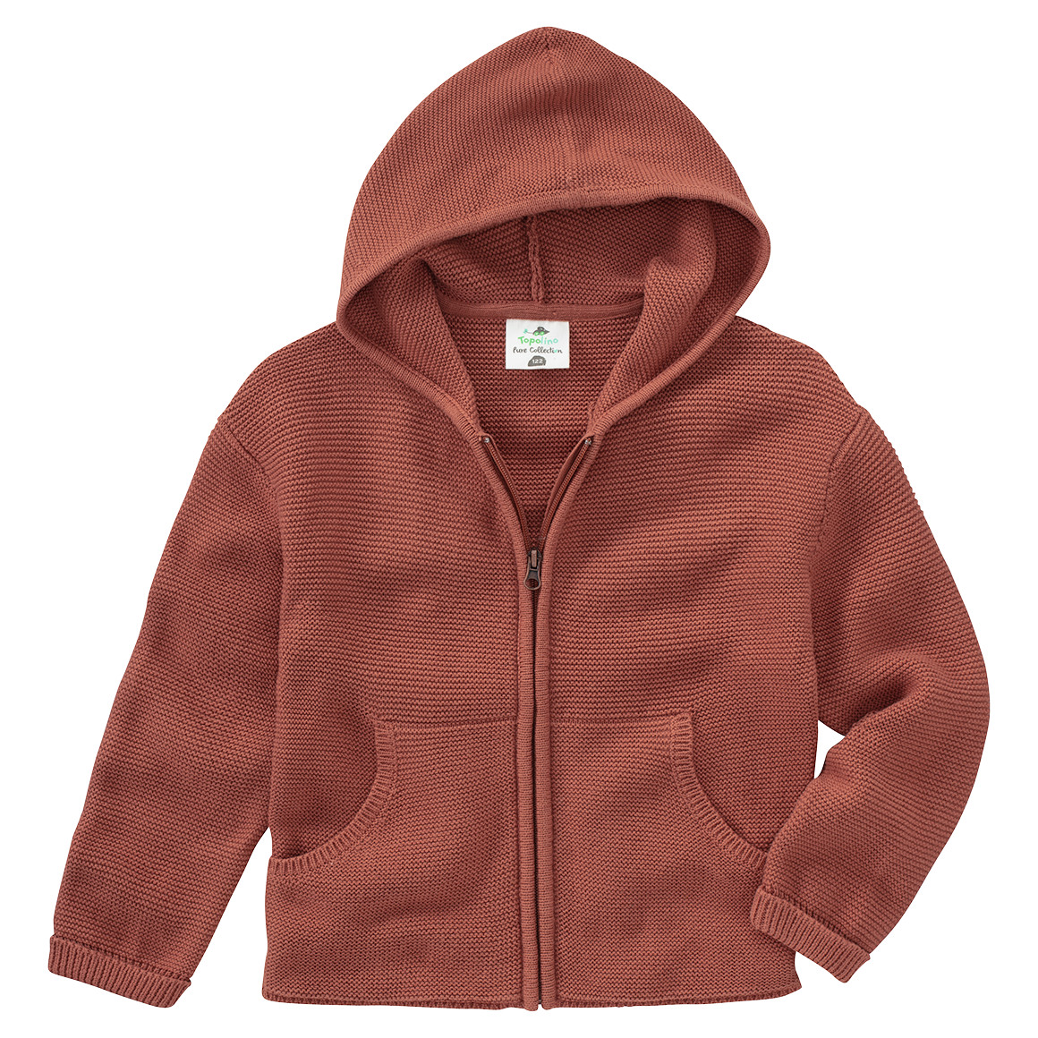Jungen Strickjacke mit Kapuze