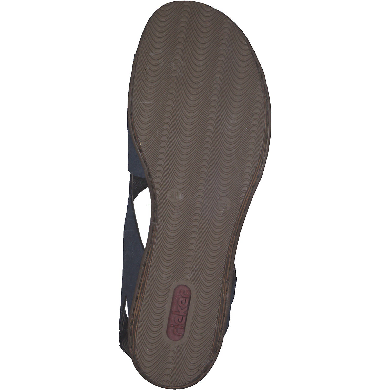 Rieker 68184, Keilsandaletten, Damen, Blau