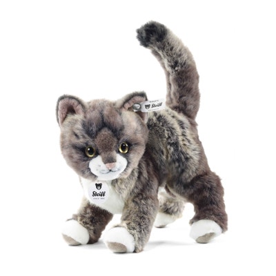 Kitty Katze, 25 cm, hellgrau