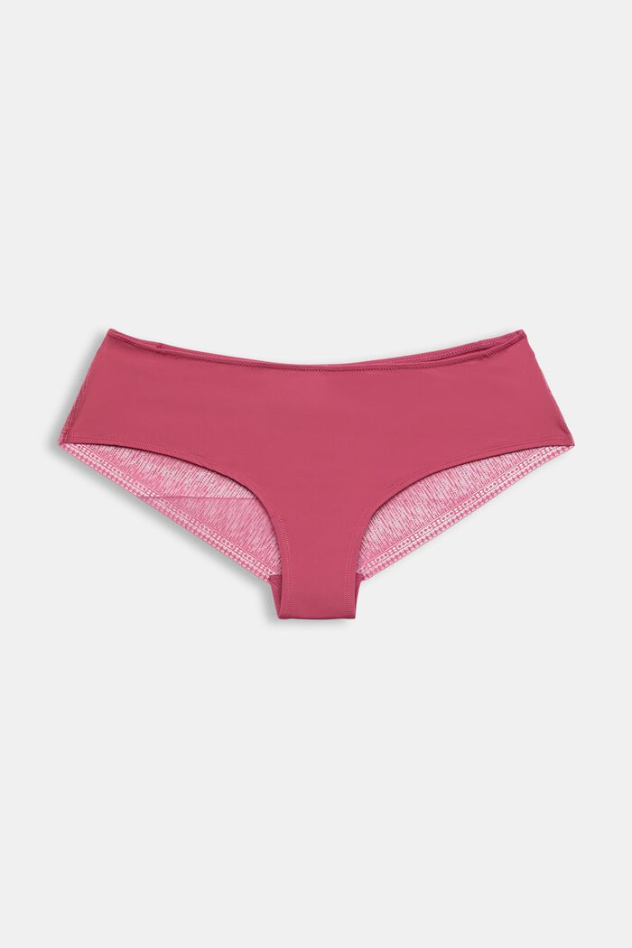 Hipster-Shorts aus Recycling-Material mit Spitze