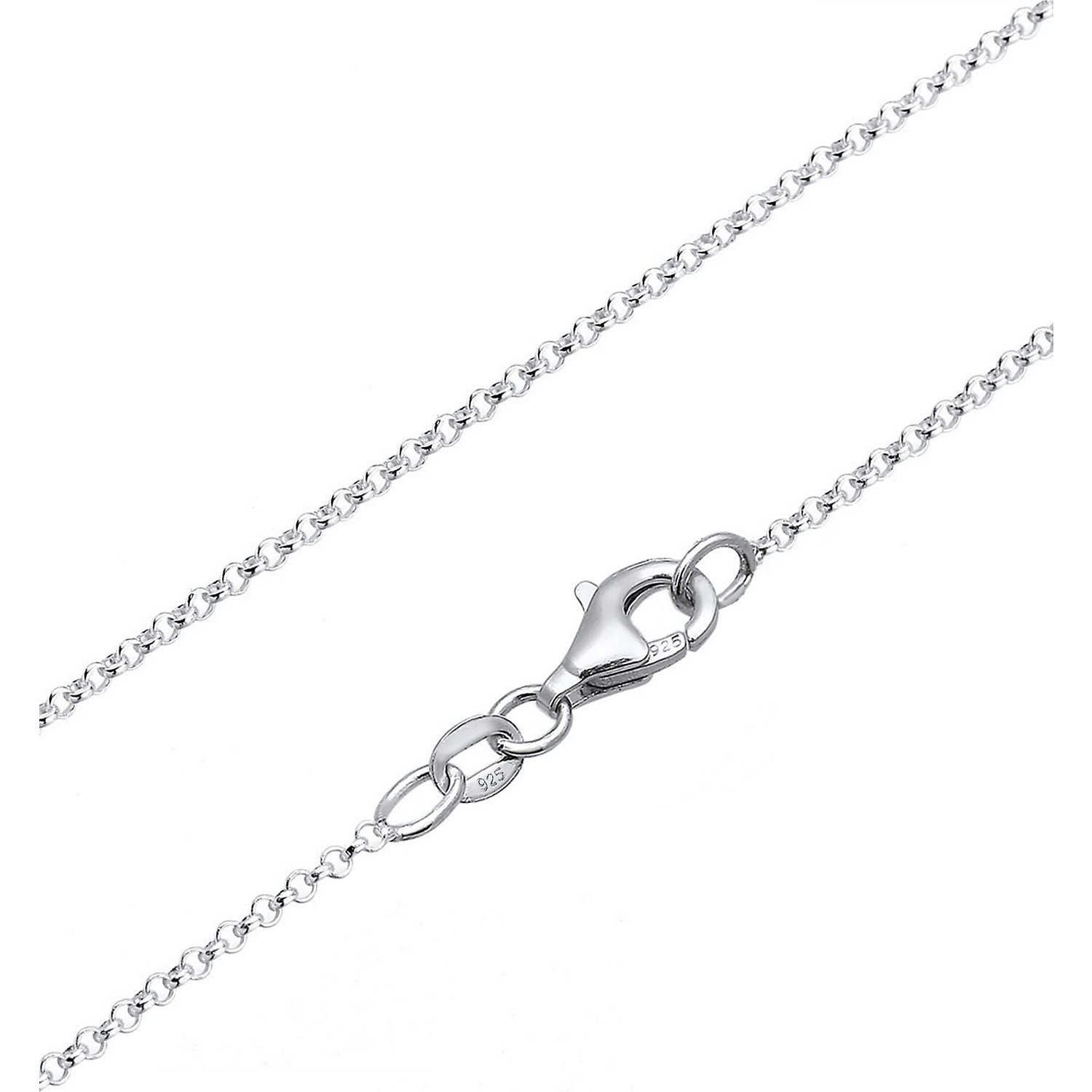 KUZZOI Halskette Herren Erbskette Kreuz Oxidiert Massiv 925 Silber