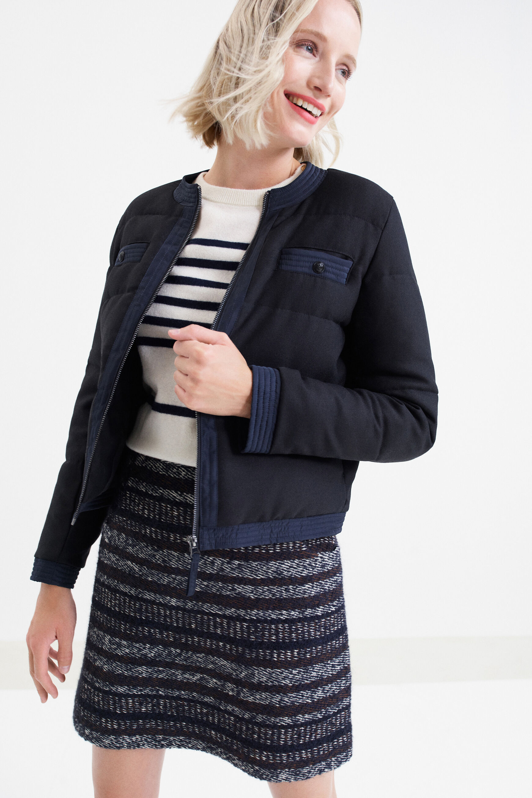 manteau nina noir femme