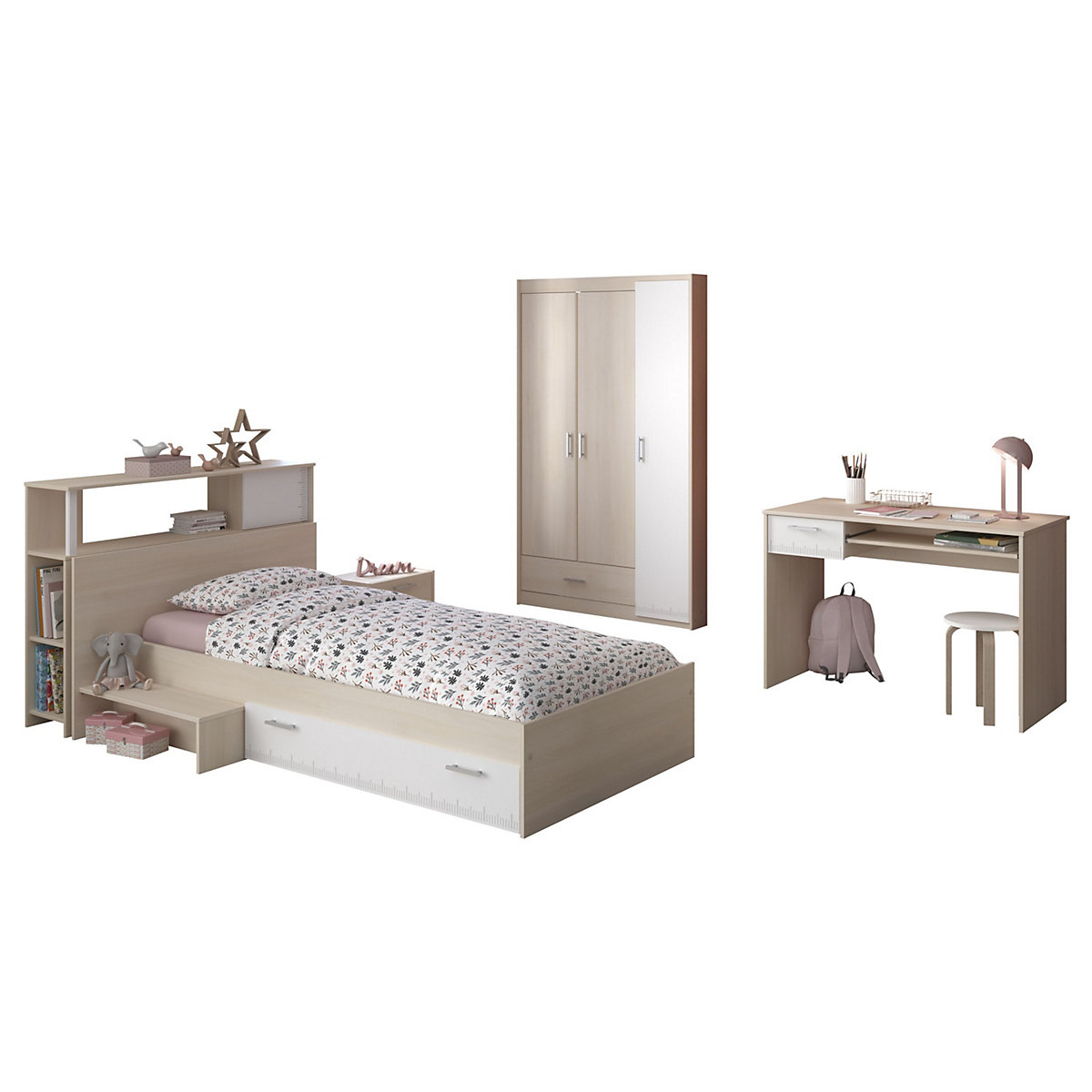JUGENDZIMMER CHARLY 10 Kinderzimmer Set Komplett Möbel Modernes Design