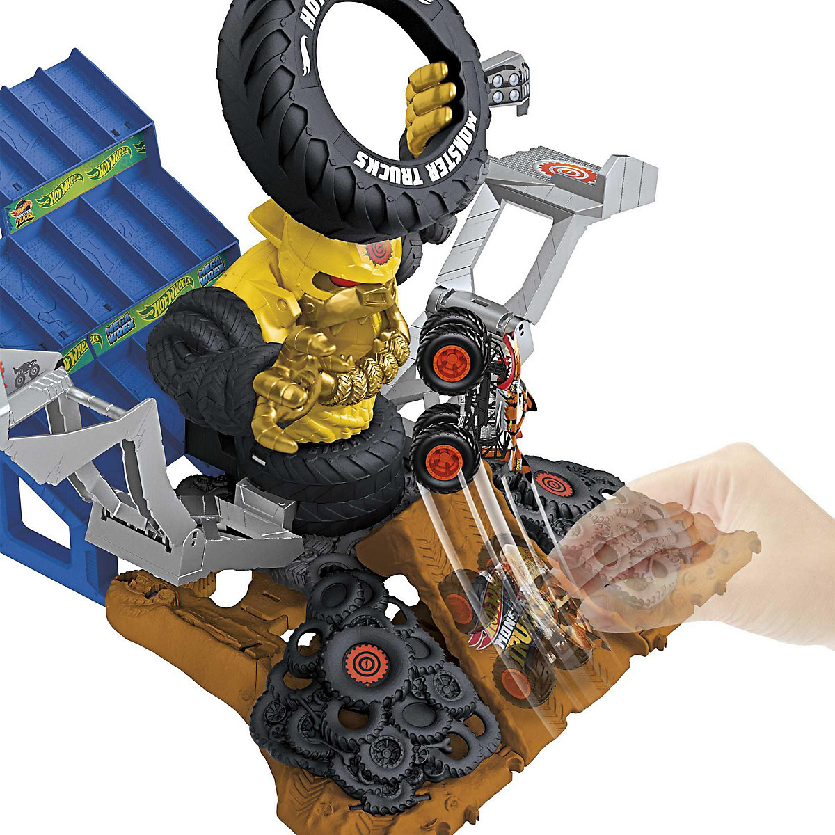 Hot Wheels Monster Trucks MEGA Wrex v. Crushzilla