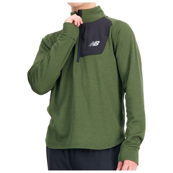 New Balance - NB Heat Grid Half Zip - Laufshirt