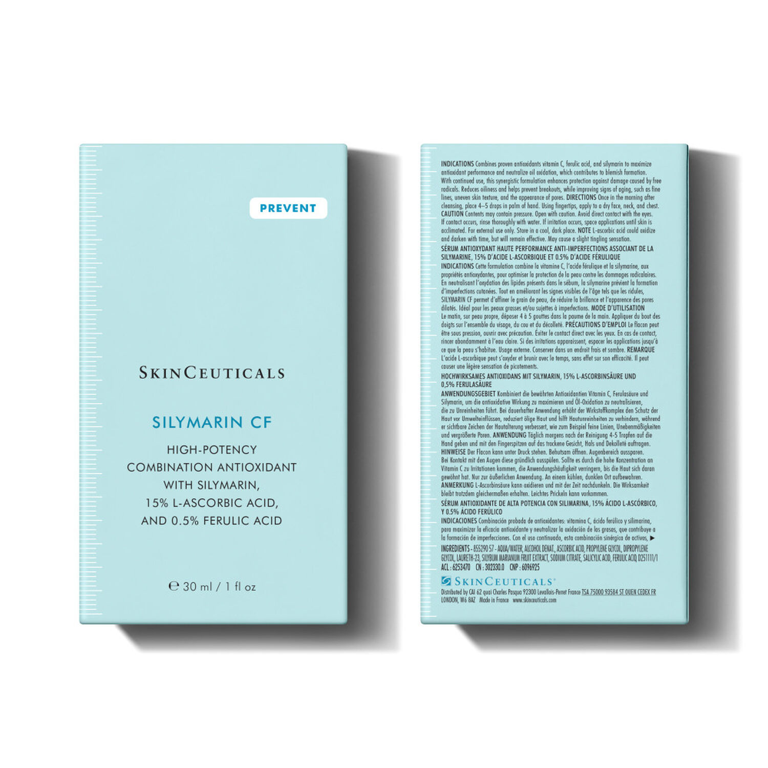 Skinceuticals Silymarin CF Sérum Visage Anti-Imperfection 30 ml