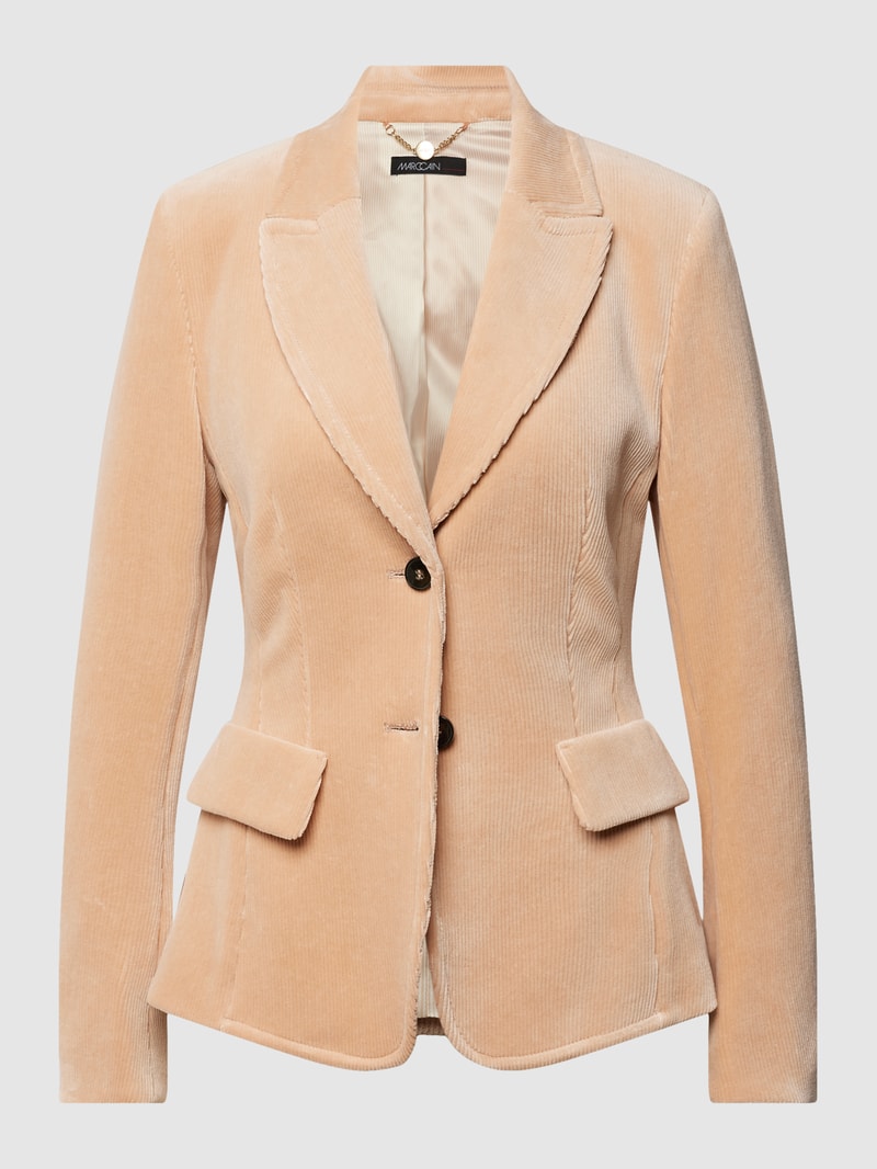 Blazer aus Cord in altrosa