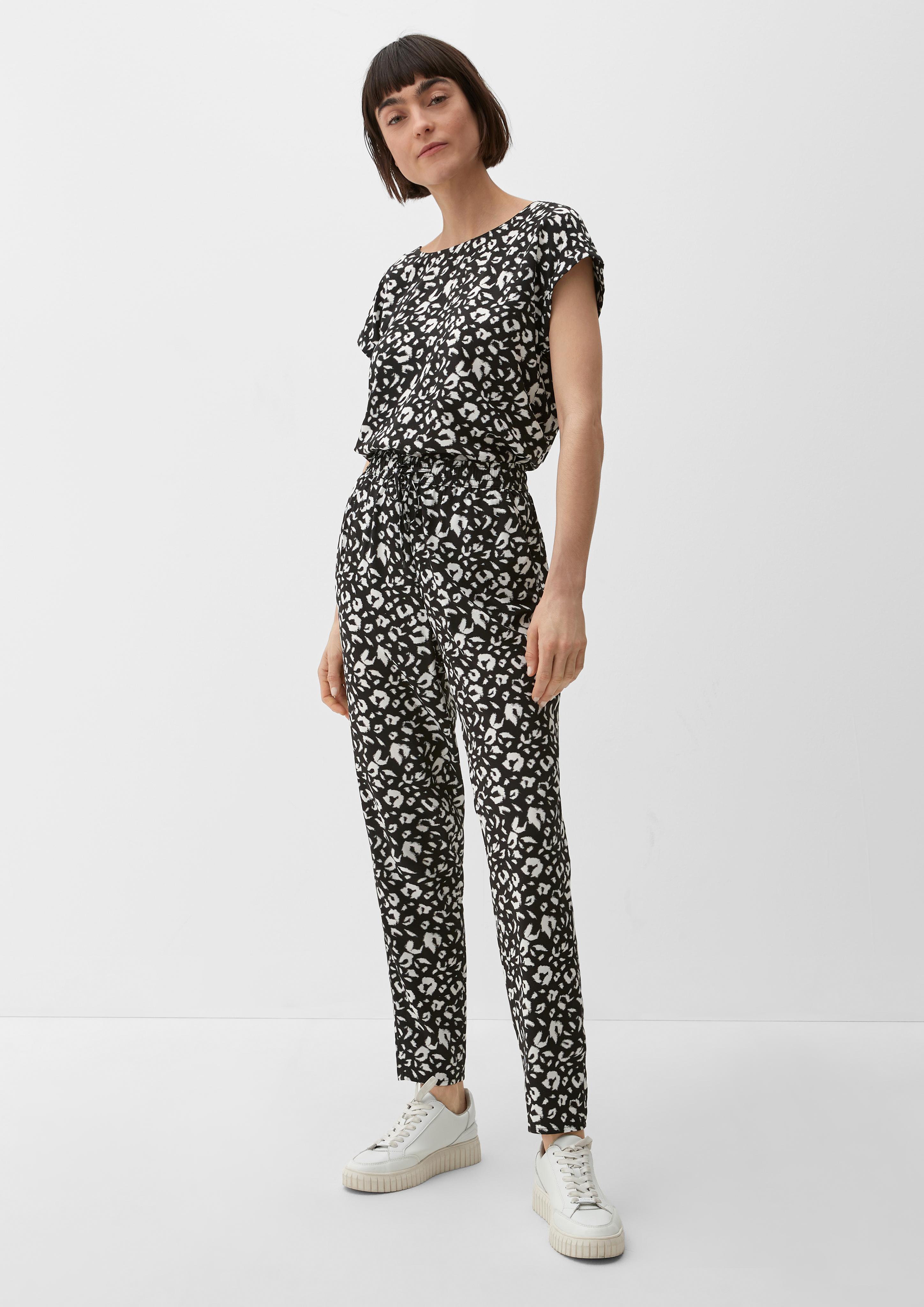 Relaxed: Hose aus reiner Viskose  2132619-99A6