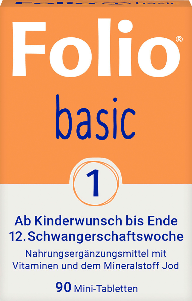 Basic 1 Folsäure Mini-Tabletten, 90 St