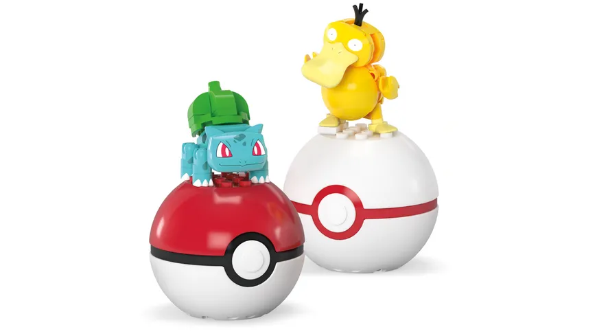 MEGA Pokémon POKÉ BALL COLL. (COLL. OF 3) - BULBASAUR AND PSYDUCK (OS)