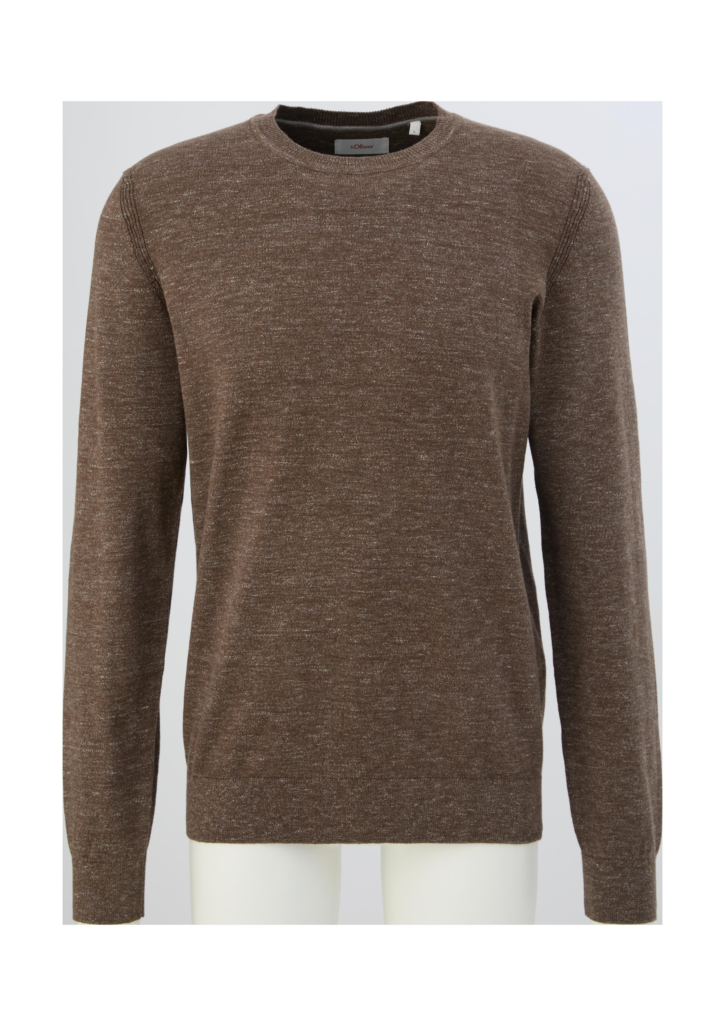 Strickpullover in melierter Optik  2124527-86W1