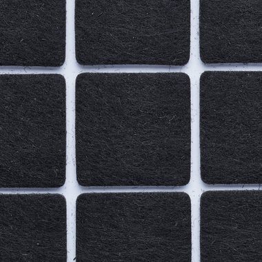 relaxdays Möbelfuß Selbstklebende Filzgleiter 180er Pack, Schwarz