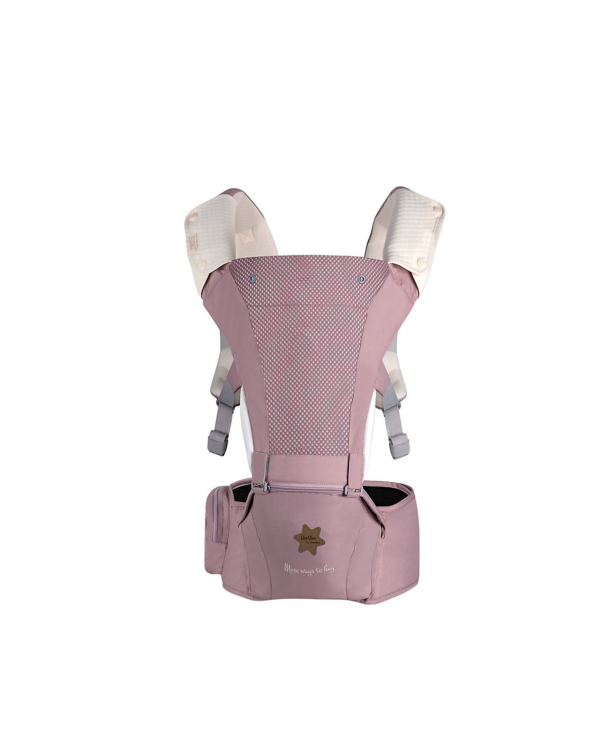 Babytrage Hip Star 3 in 1 Bauch- und Rückentrage Hüftsitz ab 4 Monaten Babytragen
