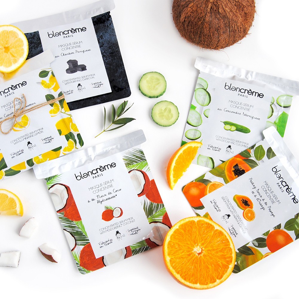 Blancrème Fabric Face Mask - Lemon
