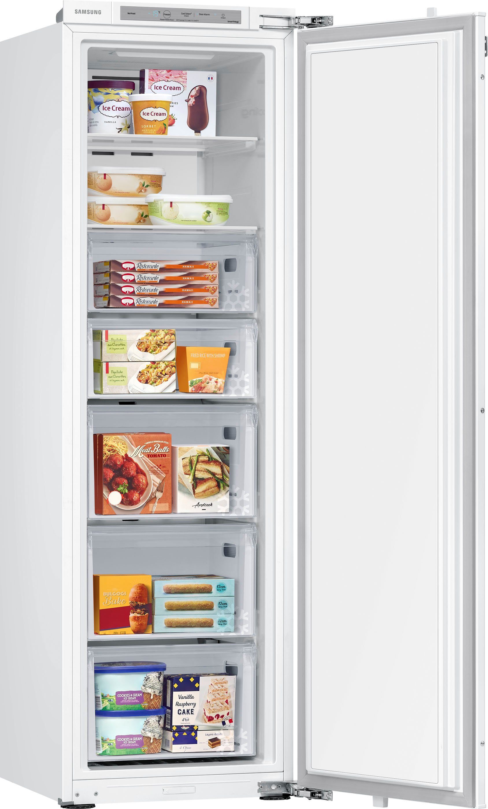 Samsung Einbaugefrierschrank BRZ22610EWW/EG, 177,5 cm hoch, 54 cm breit