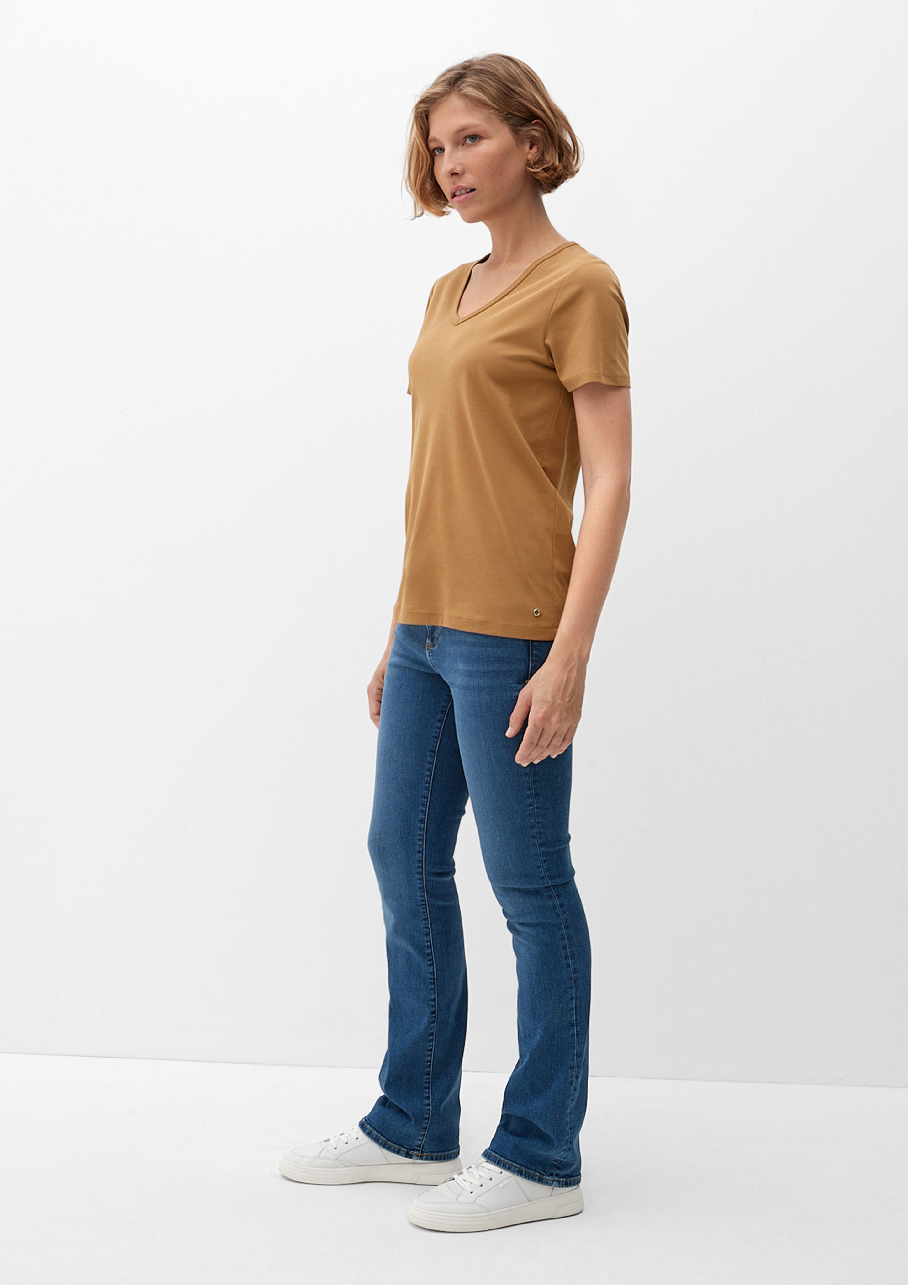 Jerseyshirt mit V-Neck  2122622-8469