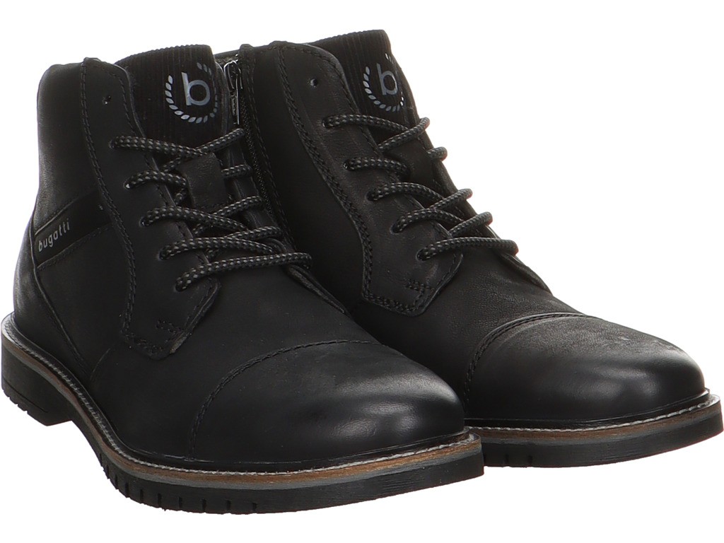 BUGATTI Stiefeletten schwarz Caj, schwarz