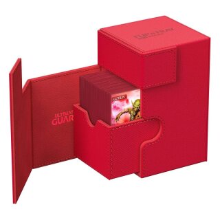 Ultimate Guard Flip`n`Tray 100+ XenoSkin Monocolor - Rot