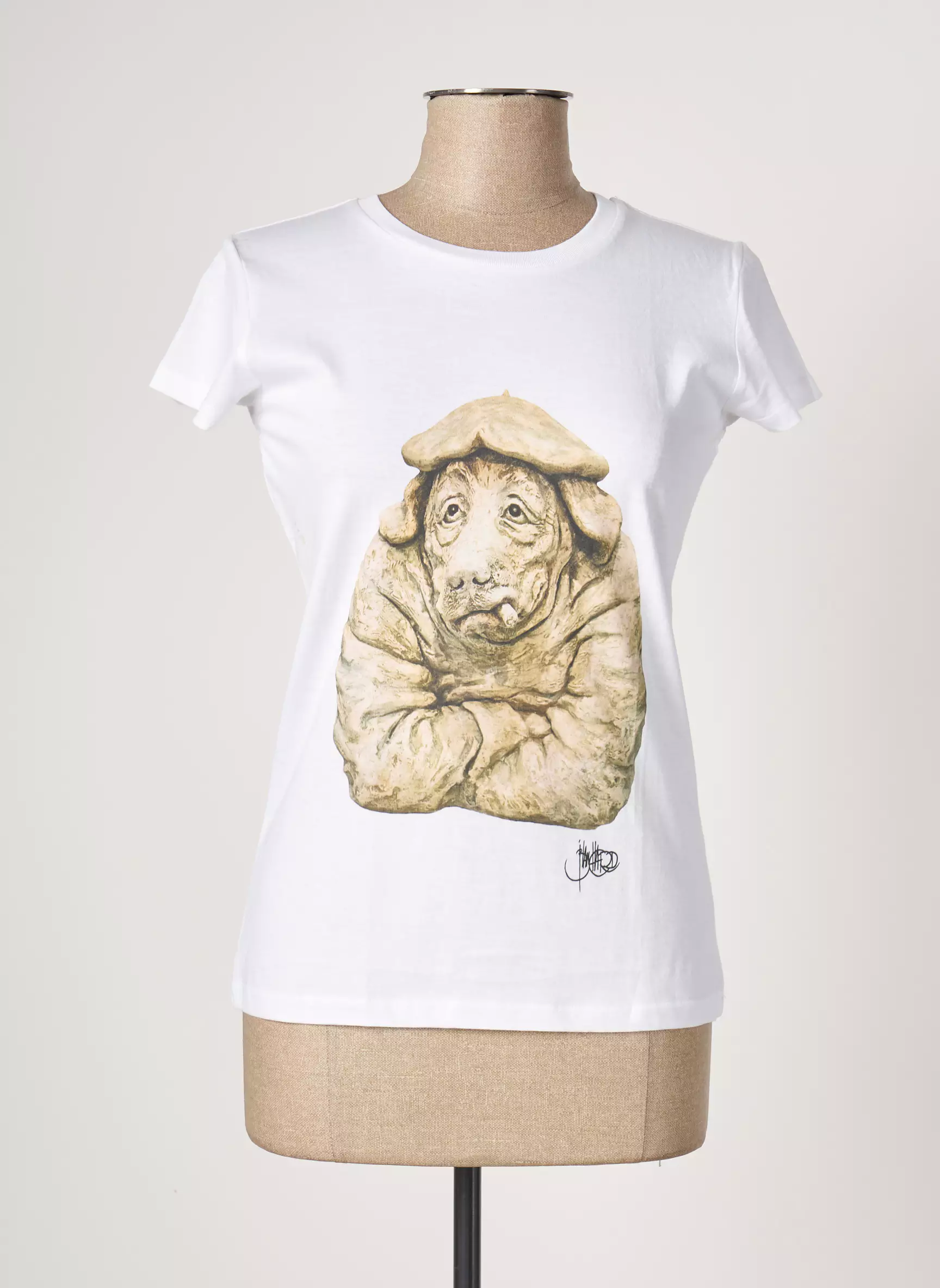 Ky Kas Tshirts Femme couleur blanc