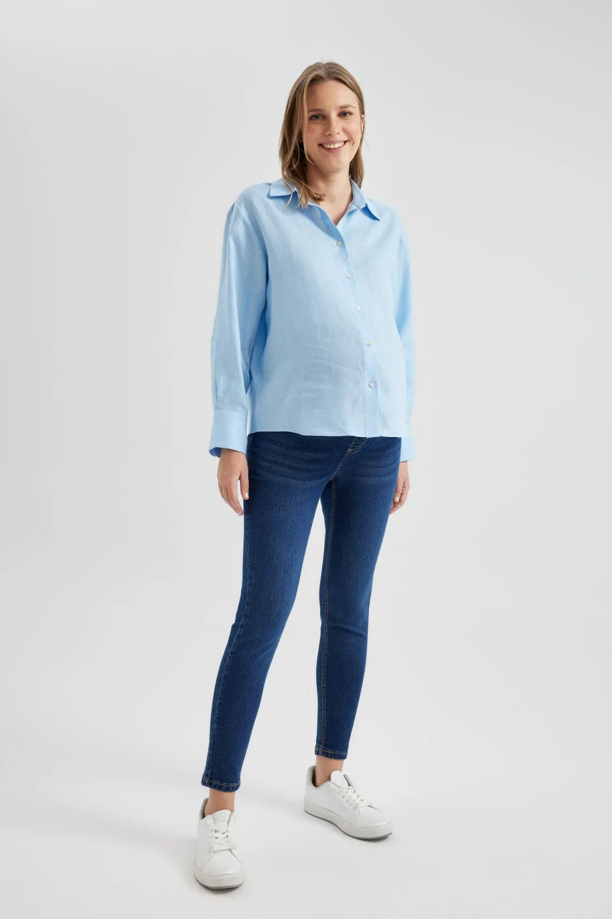 DeFacto  Skinny Fit, extra enge Passform, normale Taille, extra schmales Bein, Umstandshose