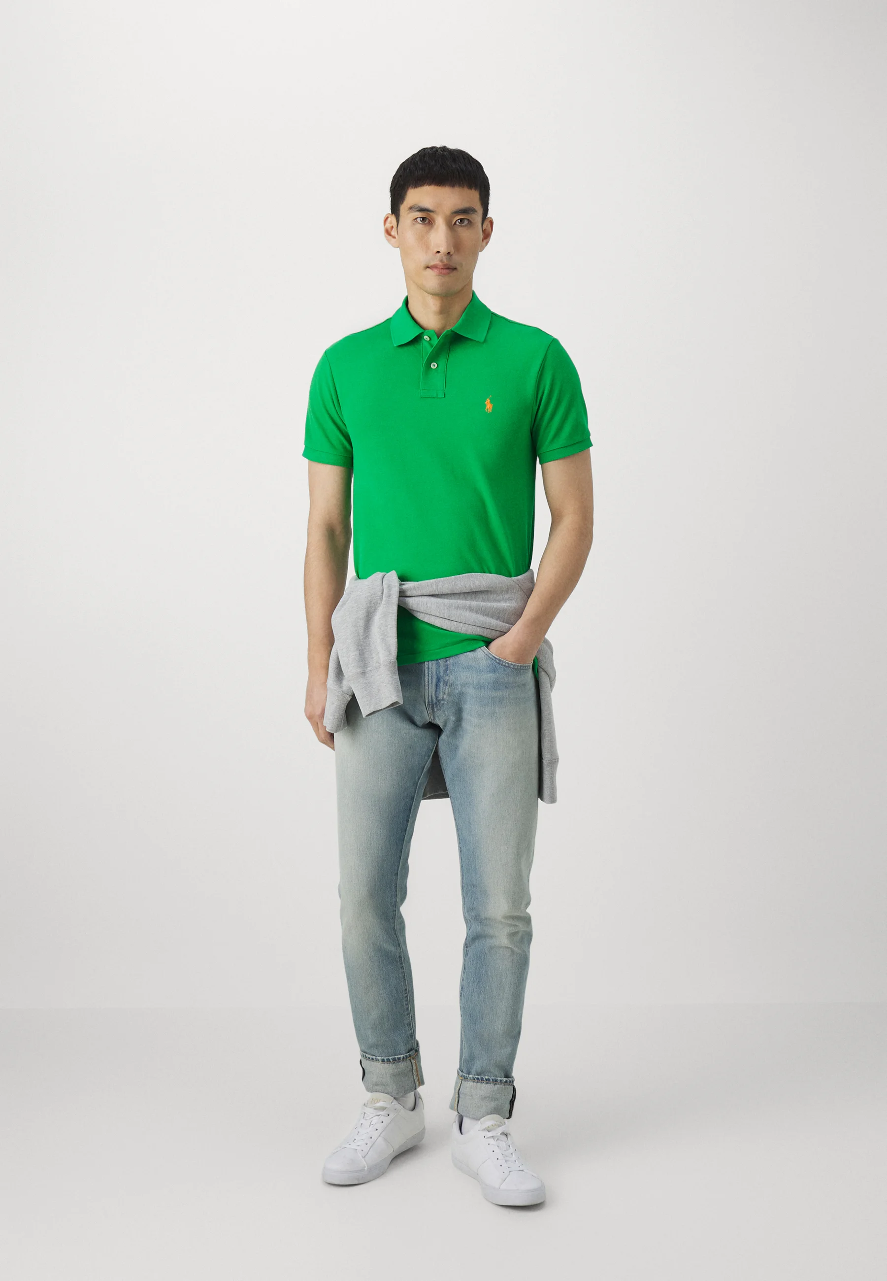Polo Ralph Lauren SLIM FIT MESH SHIRT - Polo