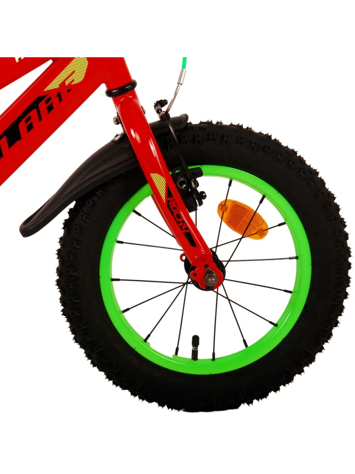 Volare Kinderfahrrad Rocky für Jungen 14 Zoll Kinderrad in Rot Fahrrad 4 Jahre günstig kaufen onesize