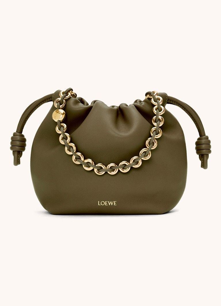LOEWE Flamenco Mini sajūga soma no jēra ādas