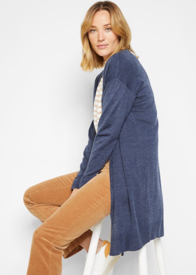 Offene Strickjacke