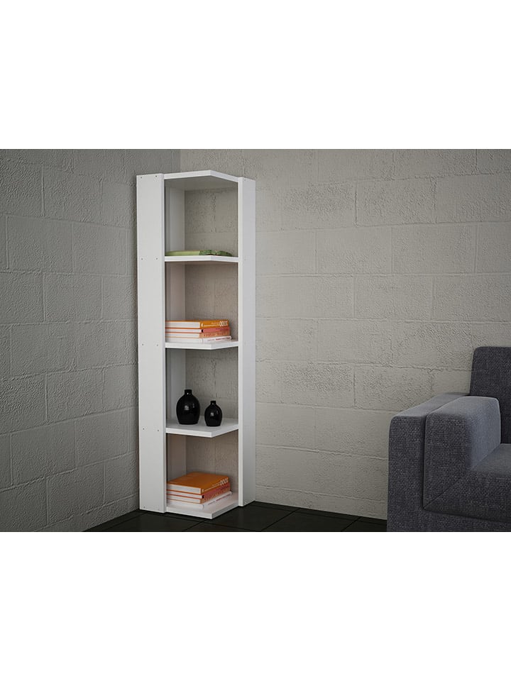 Scandinavia Concept Bücherregal in Weiß - (B)31 x (H)120 x (T)33 cm günstig kaufen onesize