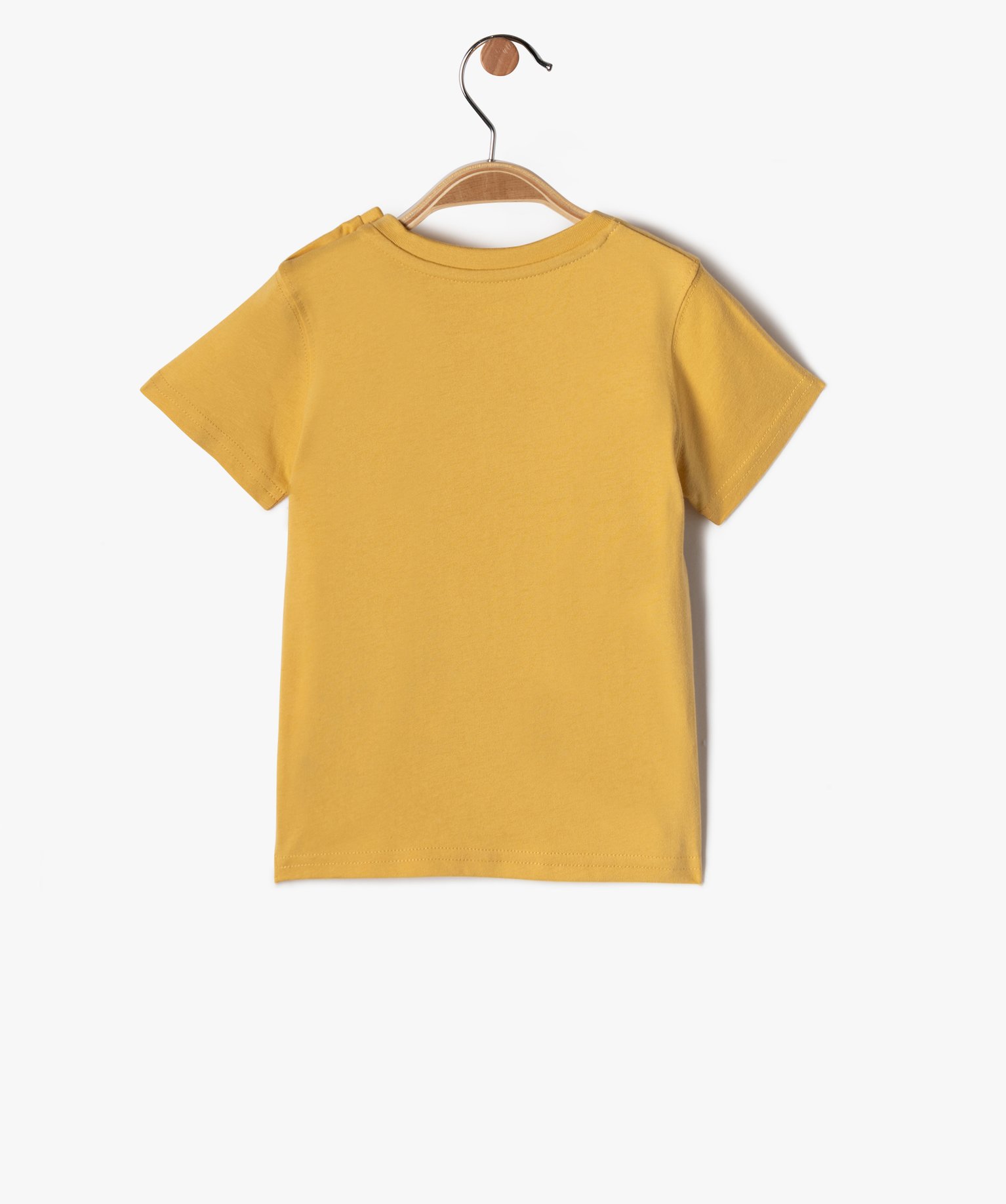 Tee-shirt bébé Garçon à manches courtes et motif jaune | GEMO