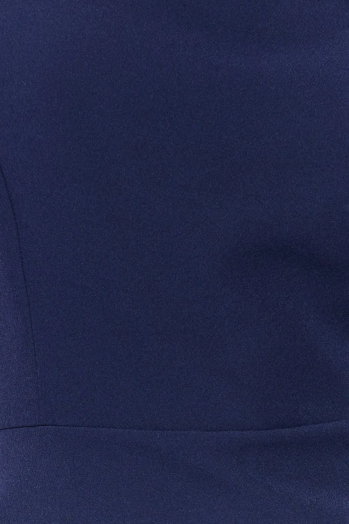 Trendyol Collection  Marineblaues plissiertes Mini-Webkleid in A-Linie/Glockenform TWOSS23EL01279