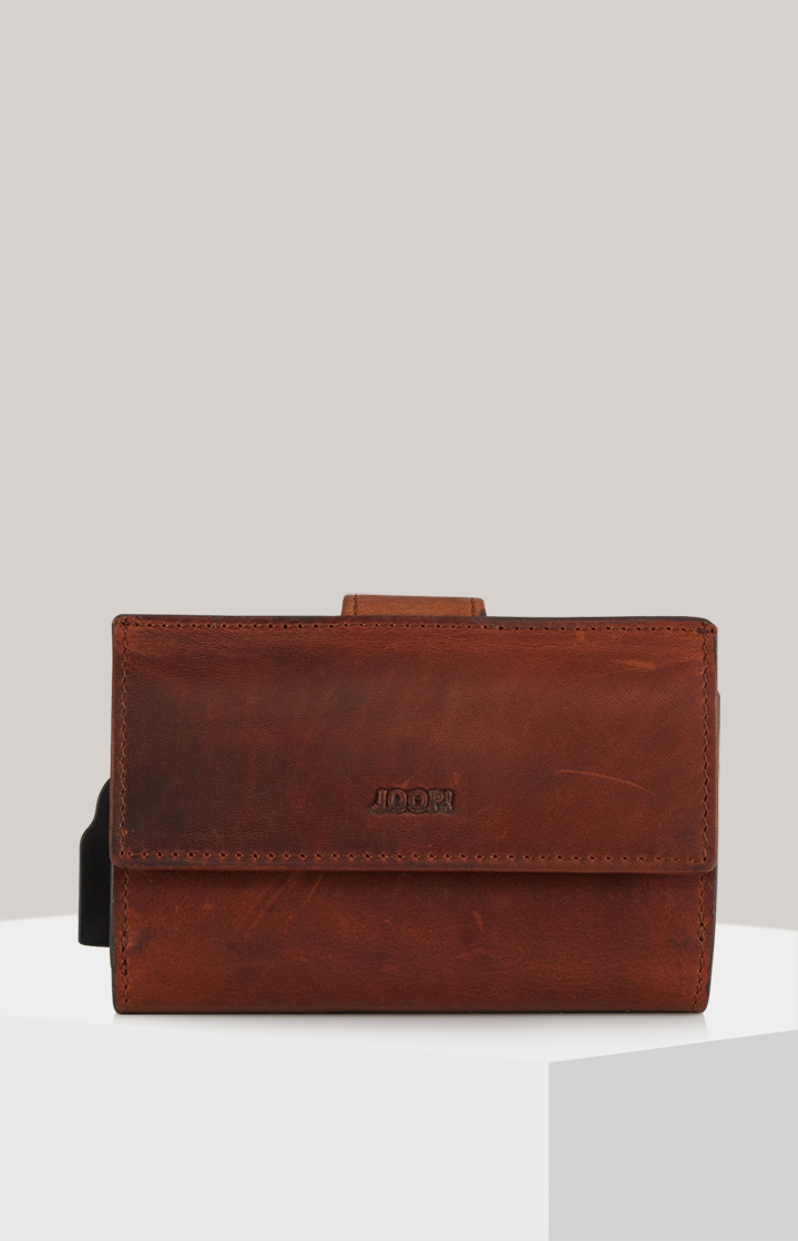 Geldbörse Loreto C-Three E-Cage in Cognac-Braun