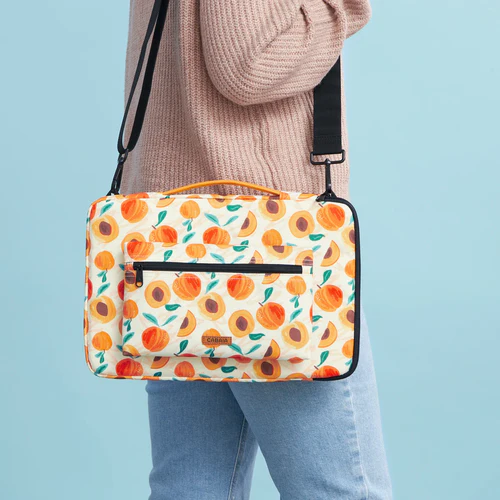 Downtown Vancouver 13/14 inch orange laptop sleeve