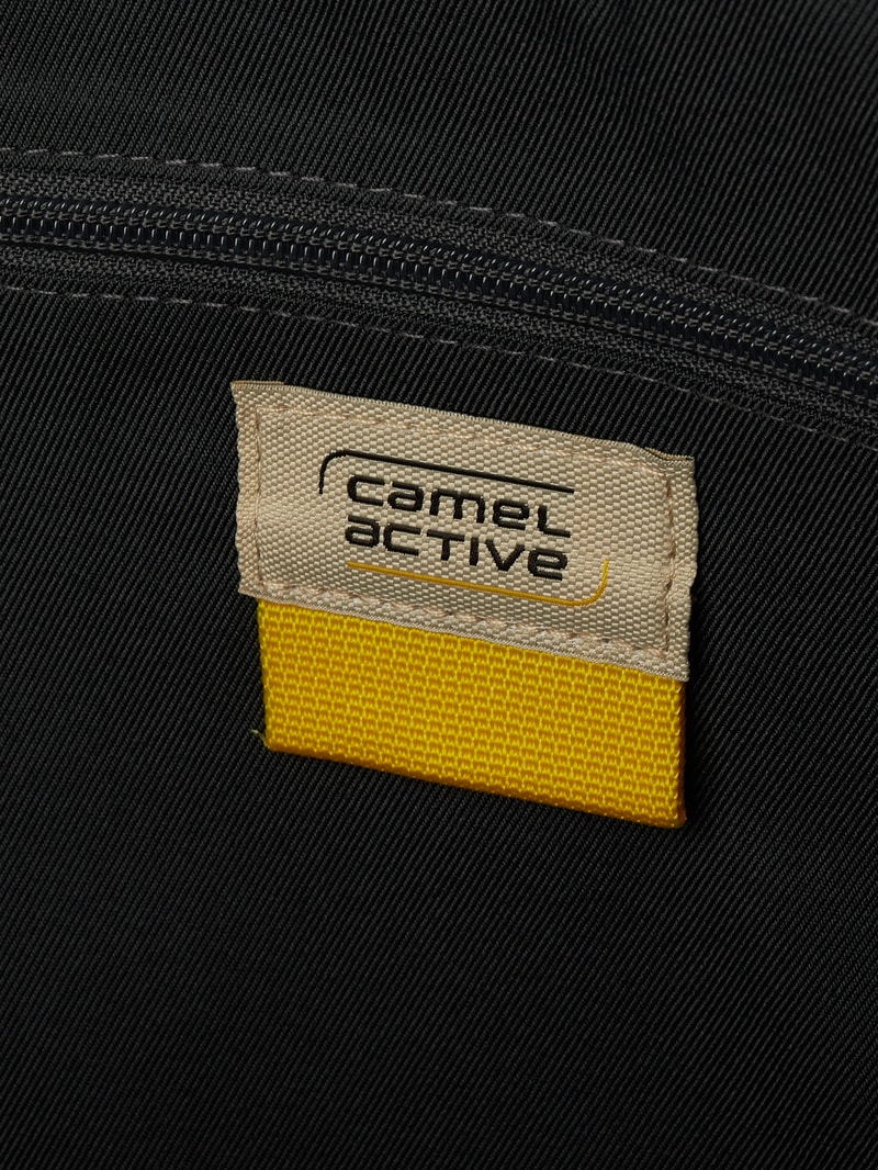 Laptoptasche mit Label-Patch in schwarz