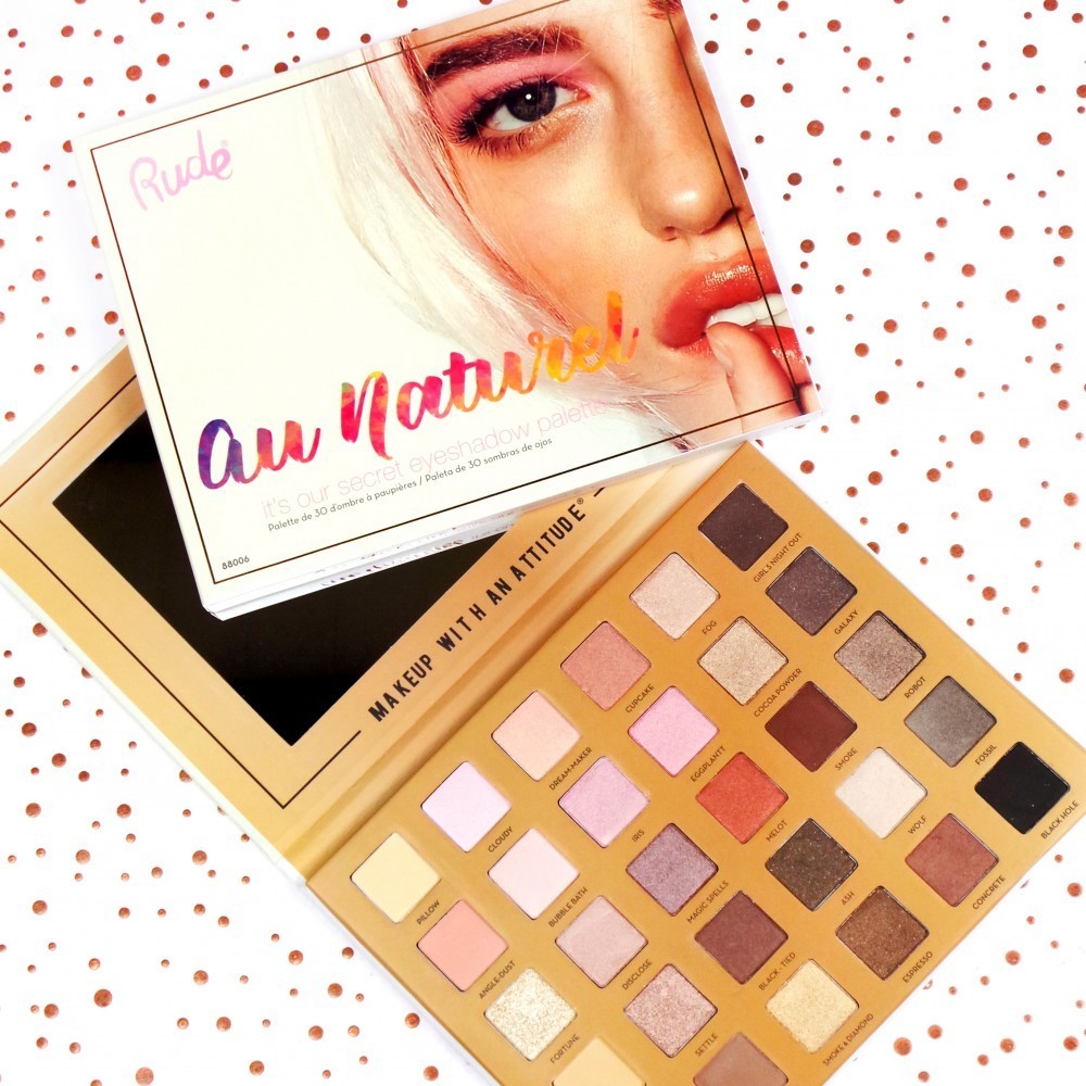 Paleta cieni do powiek Rude Cosmetics RUDE Au Naturel 30