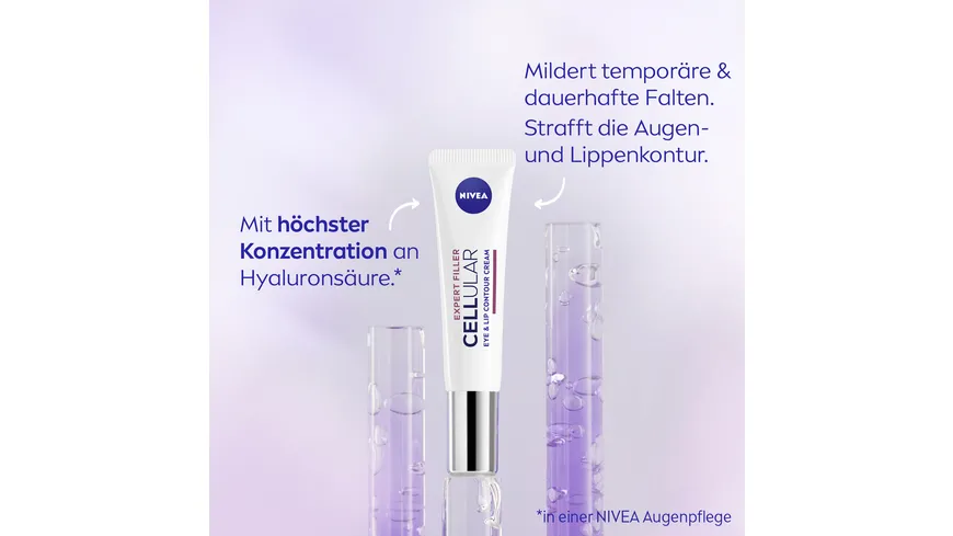 NIVEA Cellular Expert Filler Augen & Lippen Kontur Pflege 15 ml