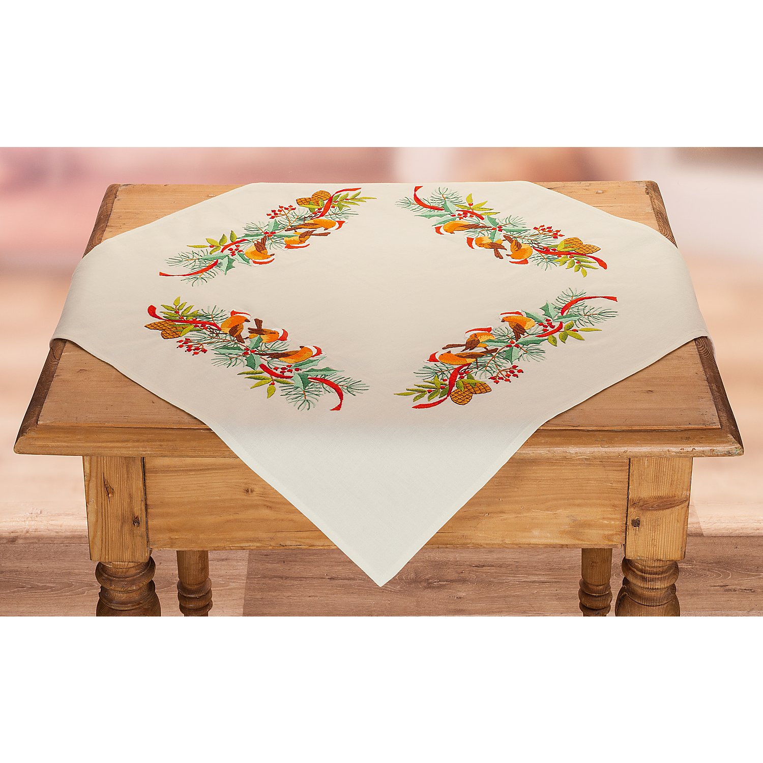 Stickmitteldecke 