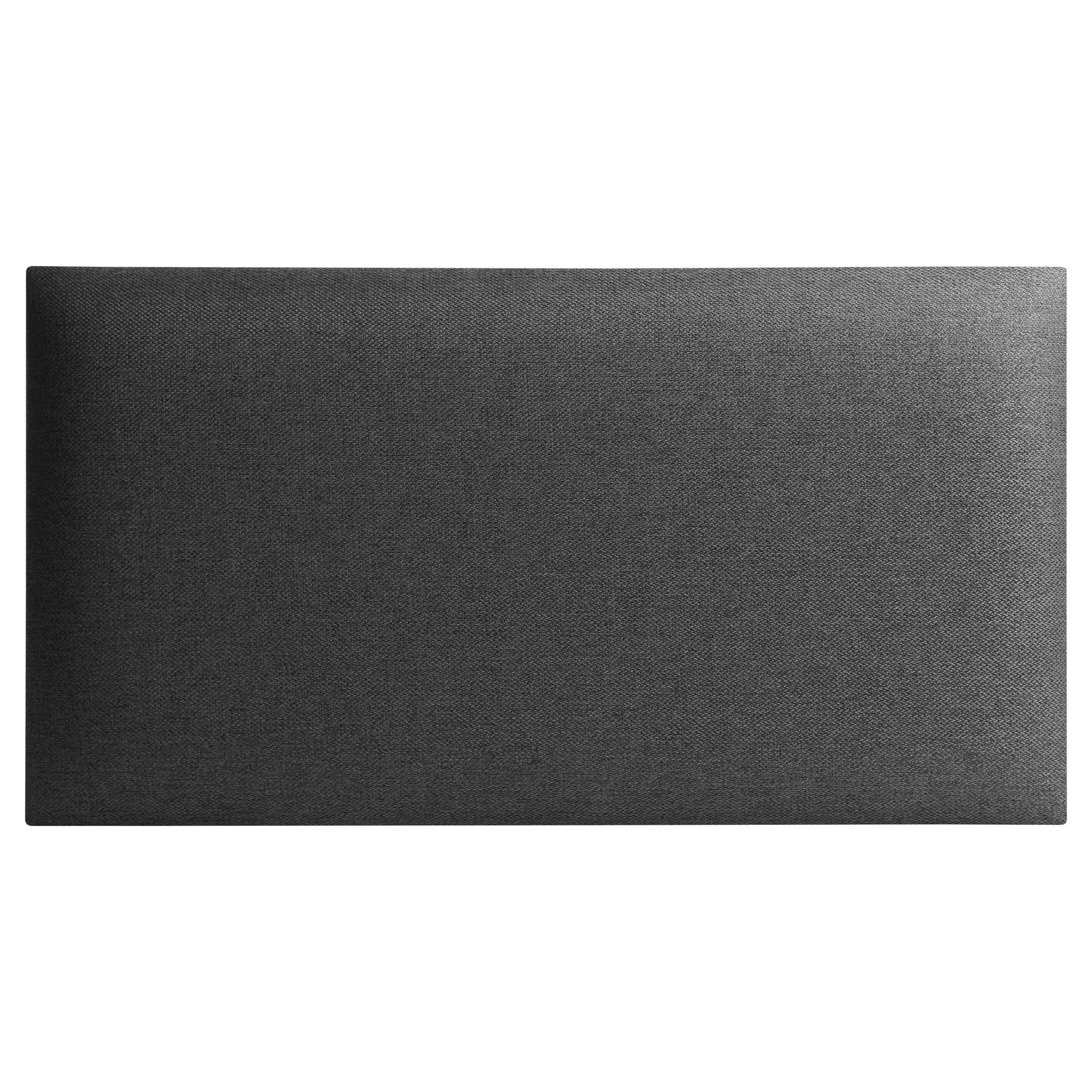 softwalls Kopfteil Wandkissen Webstoff - Kopfteil - Wandpolster, Anthrazit - 60x30, (1 St., 5 (sehr gut), Schalldämmend